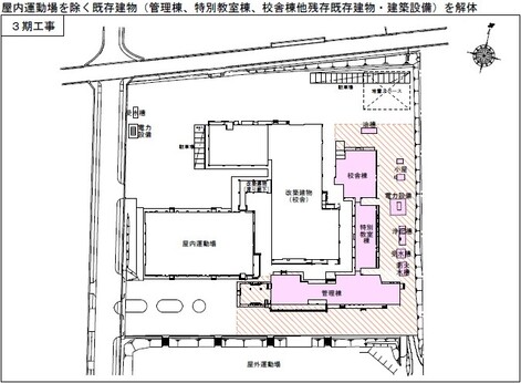 五戸中改築３期工事