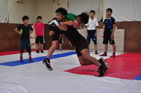 子どもたちに熱血指導！